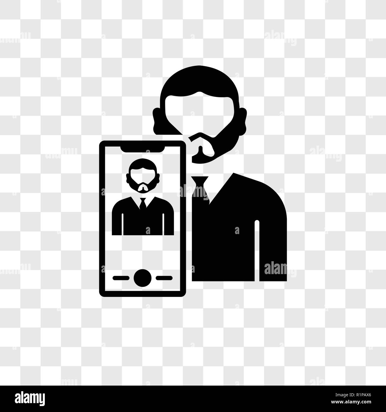 Selfie Vektor Icon Auf Transparentem Hintergrund Isoliert Selfie Transparenz Logo Konzept Stock Vektorgrafik Alamy