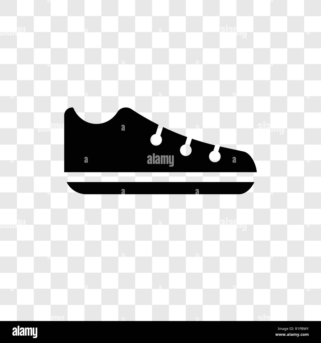 Schuhe vektor Icon auf transparentem Hintergrund isoliert, Schuhe  Transparenz logo Konzept Stock-Vektorgrafik - Alamy