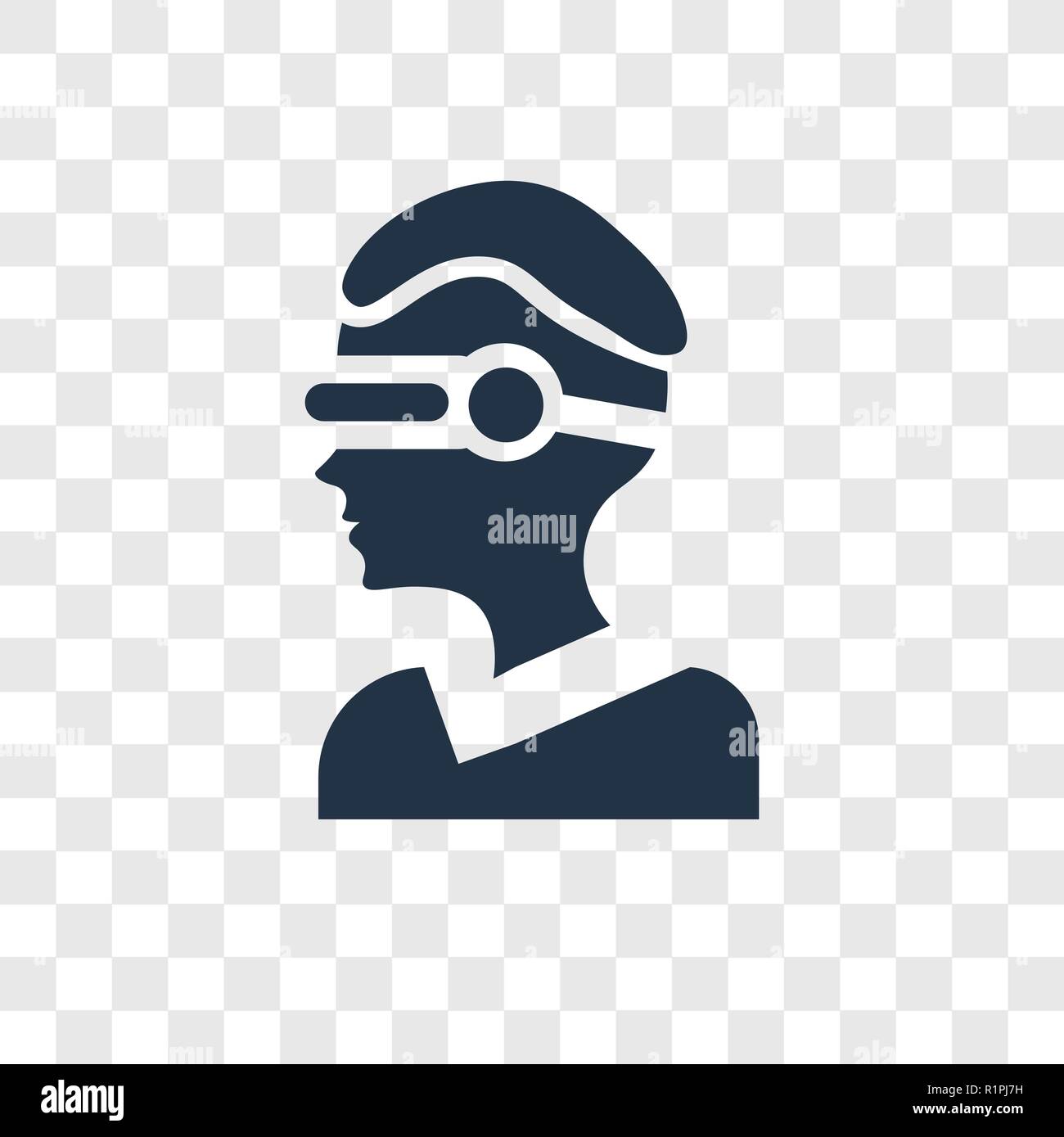 Vr-Brille vektor Icon auf transparentem Hintergrund isoliert, VR-Brille  Transparenz logo Konzept Stock-Vektorgrafik - Alamy