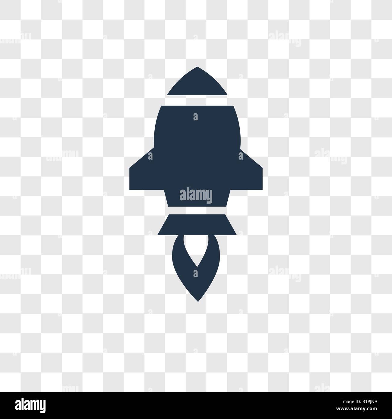 Start vektor Icon auf transparentem Hintergrund isoliert, Startup Transparenz logo Konzept Stock Vektor