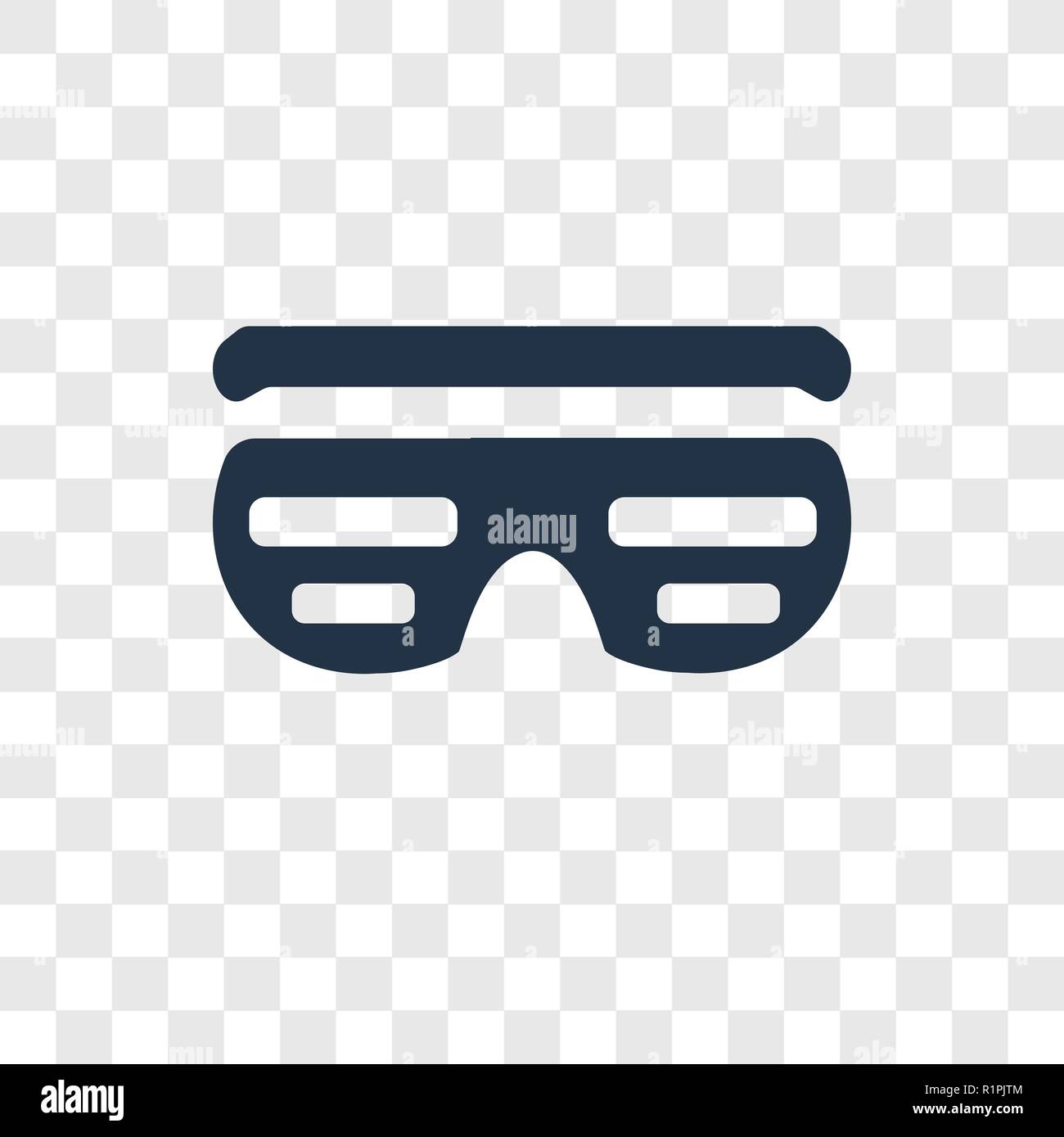 Smart Gläser vektor Icon auf transparentem Hintergrund isoliert, Smart Gläser Transparenz logo Konzept Stock Vektor