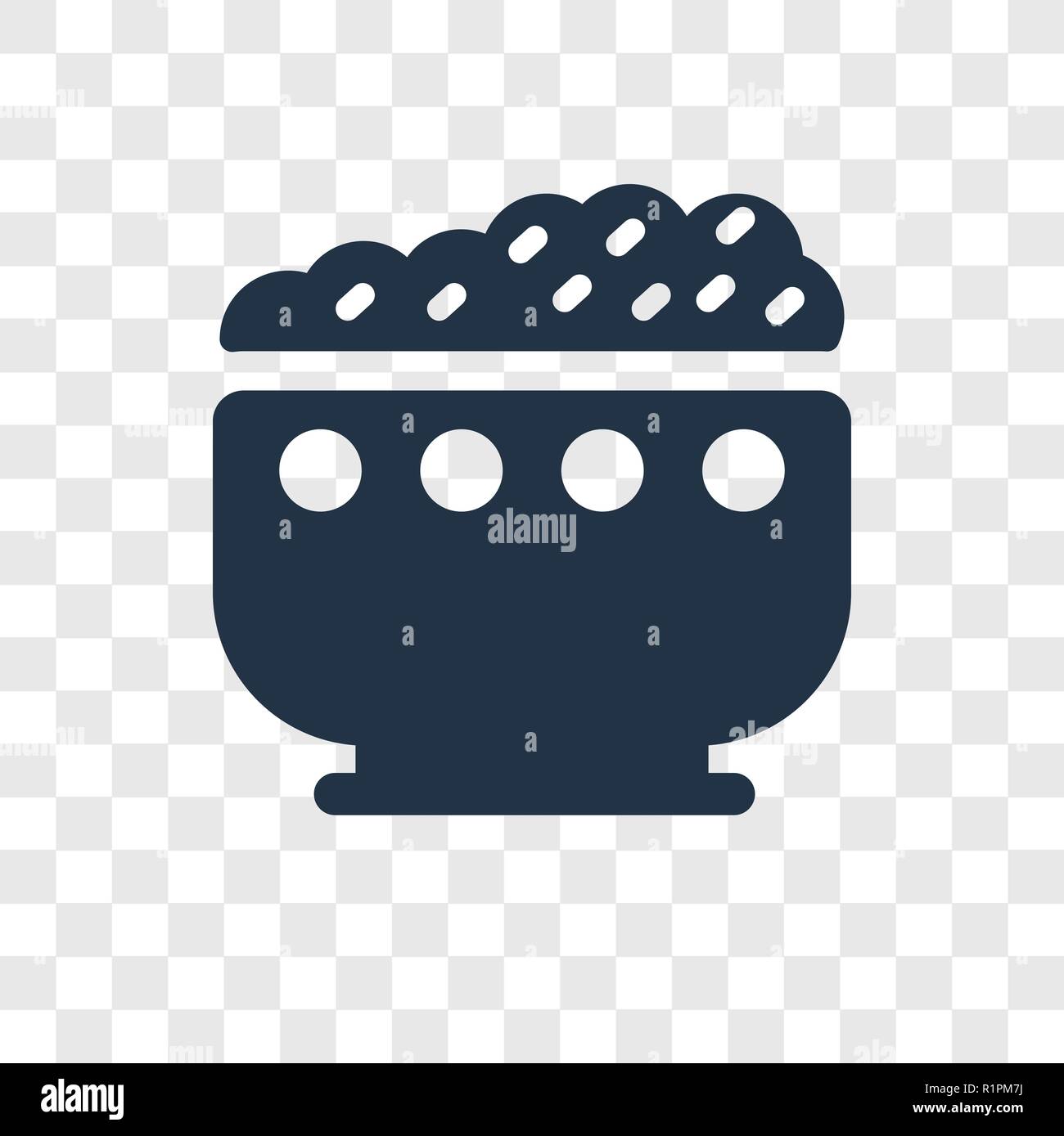 Creme vektor Icon auf transparentem Hintergrund isoliert, Creme Transparenz logo Konzept Stock Vektor