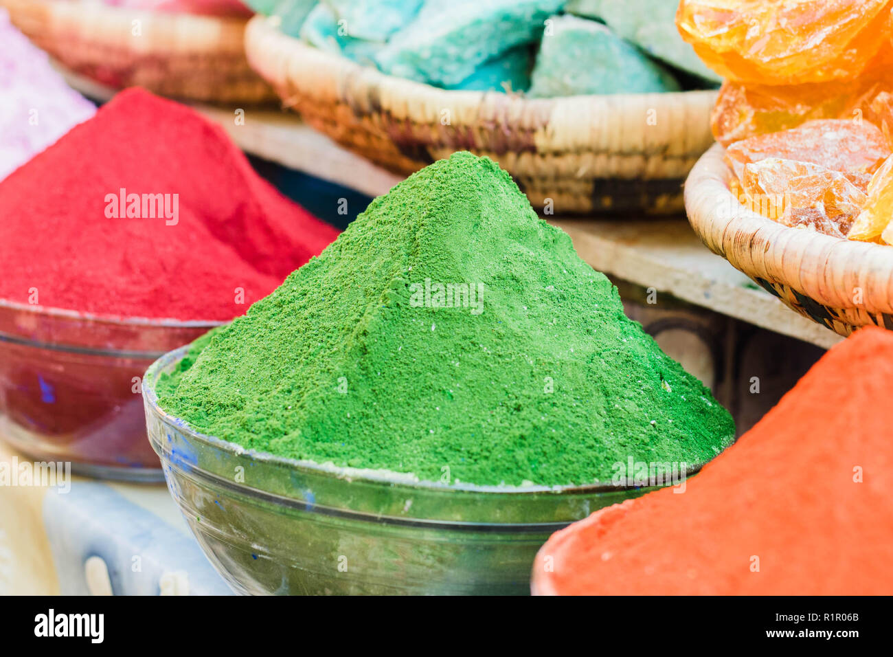 Gewürze, Marrakesch, Marokko Stockfoto