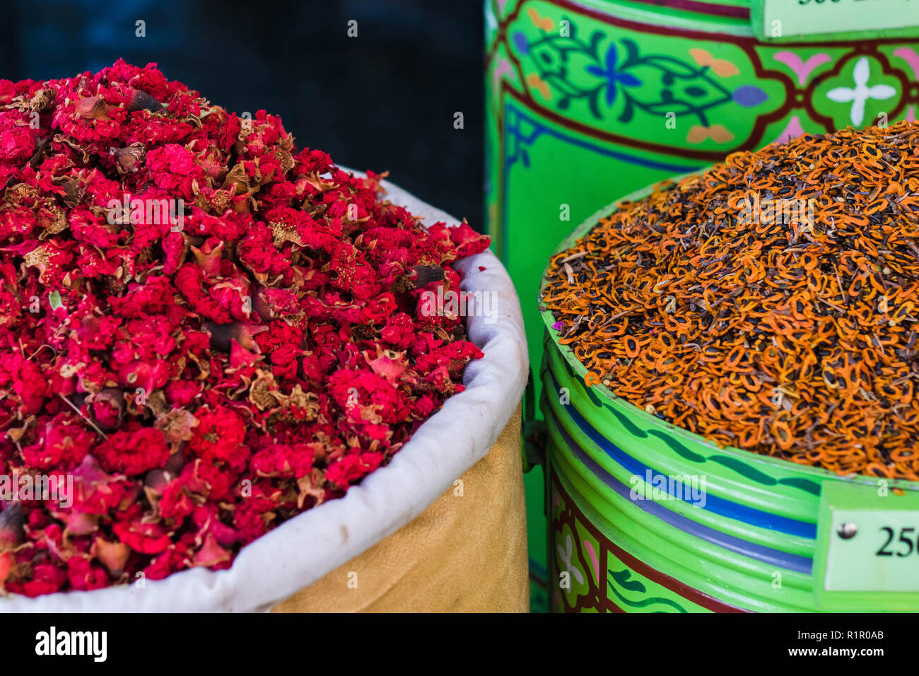 Gewürze, Marrakesch, Marokko Stockfoto