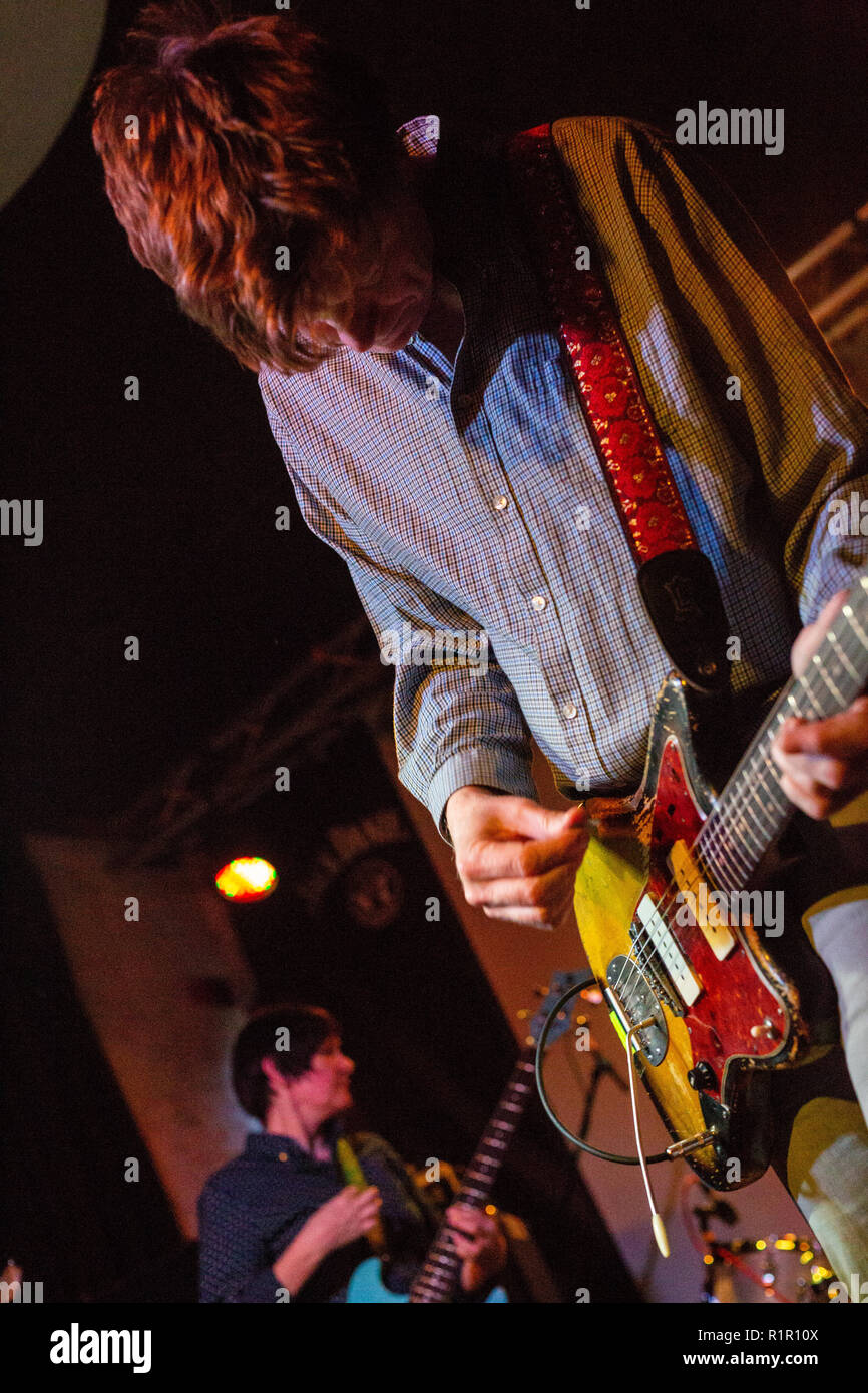 Thurston Moore (Thurston Moore, Thurston Moore Gruppe, ex Sonic Youth) - Mai 2015 - Cluny Newcastle - Live Konzert Fotografie Stockfoto
