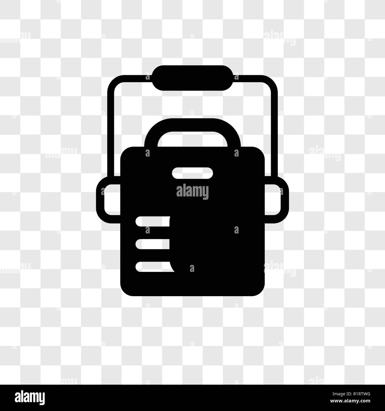 Gefrierschrank vektor Icon auf transparentem Hintergrund isoliert, Tiefkühler Transparenz logo Konzept Stock Vektor