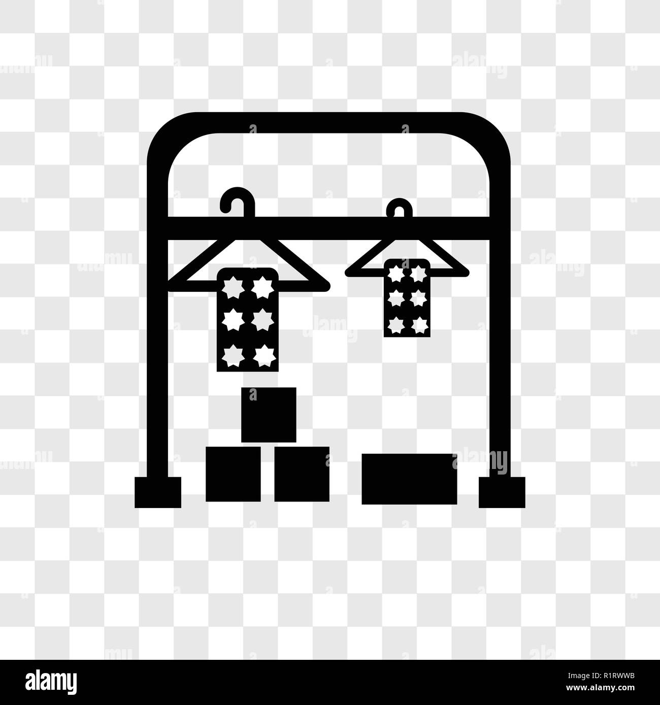 Trockene vektor Icon auf transparentem Hintergrund isoliert, chemische Transparenz logo Konzept Stock Vektor