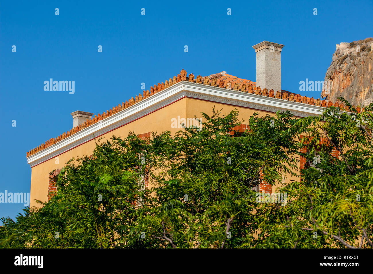 Monemvasia Ansichten Stockfoto