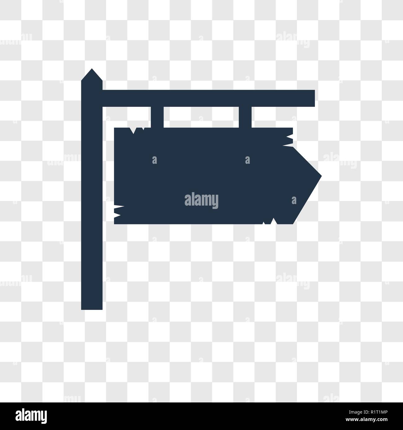 Vektor Icon auf transparentem Hintergrund isoliert, Transparenz logo Konzept Stock Vektor