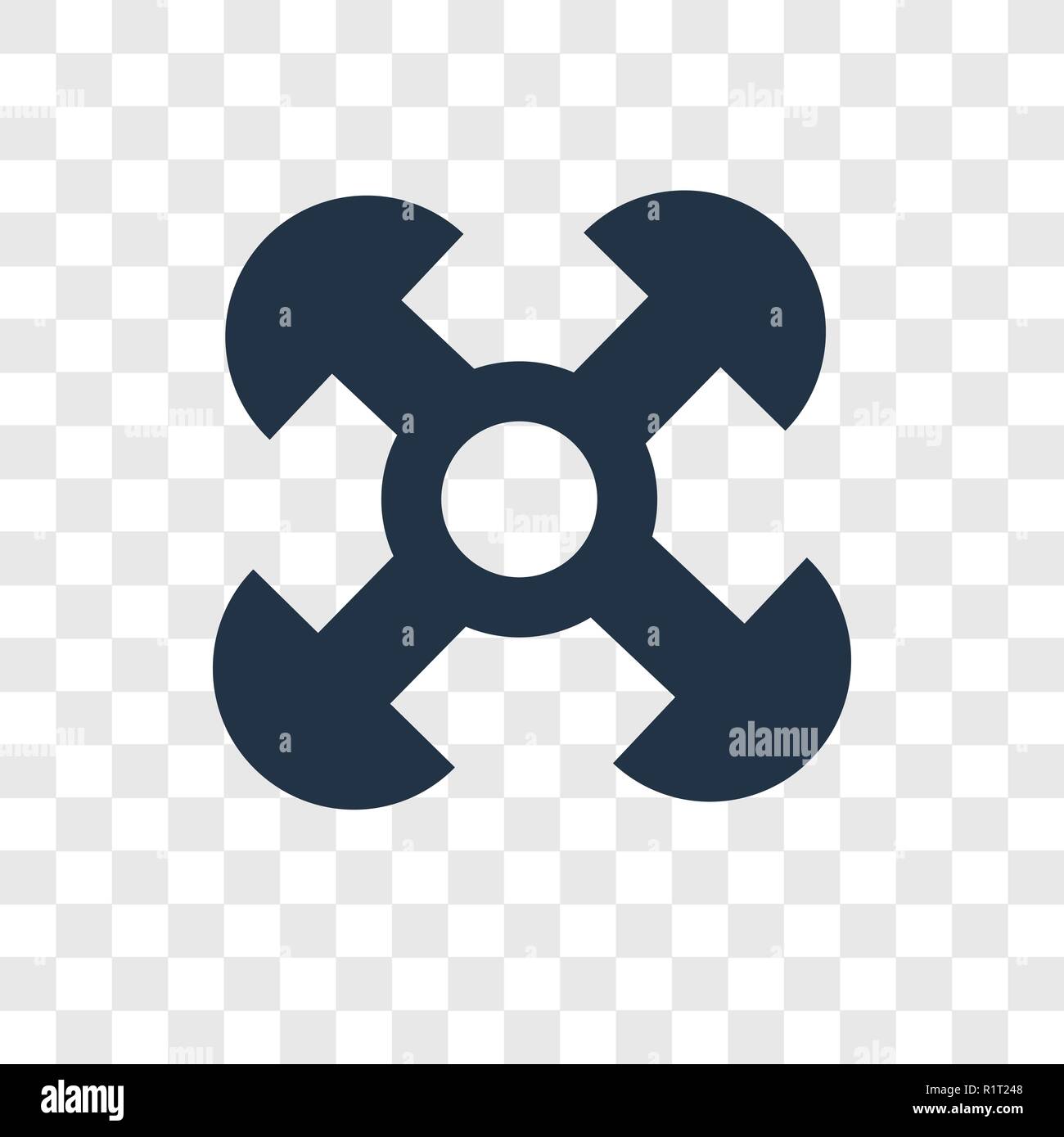 Verständnis vektor Icon auf transparentem Hintergrund isoliert, Verständnis Transparenz logo Konzept Stock Vektor
