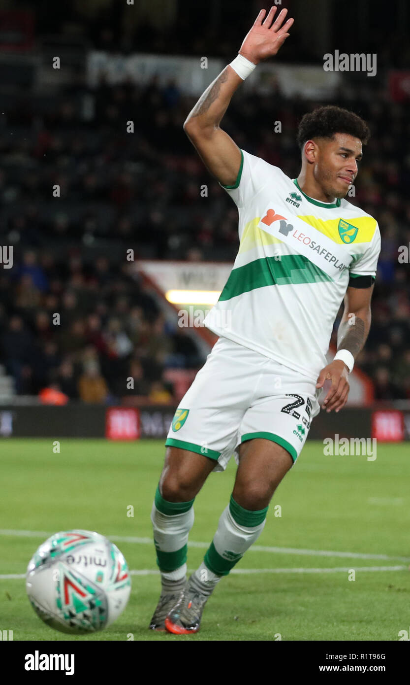 Norwich City Onel Hernandez Stockfoto