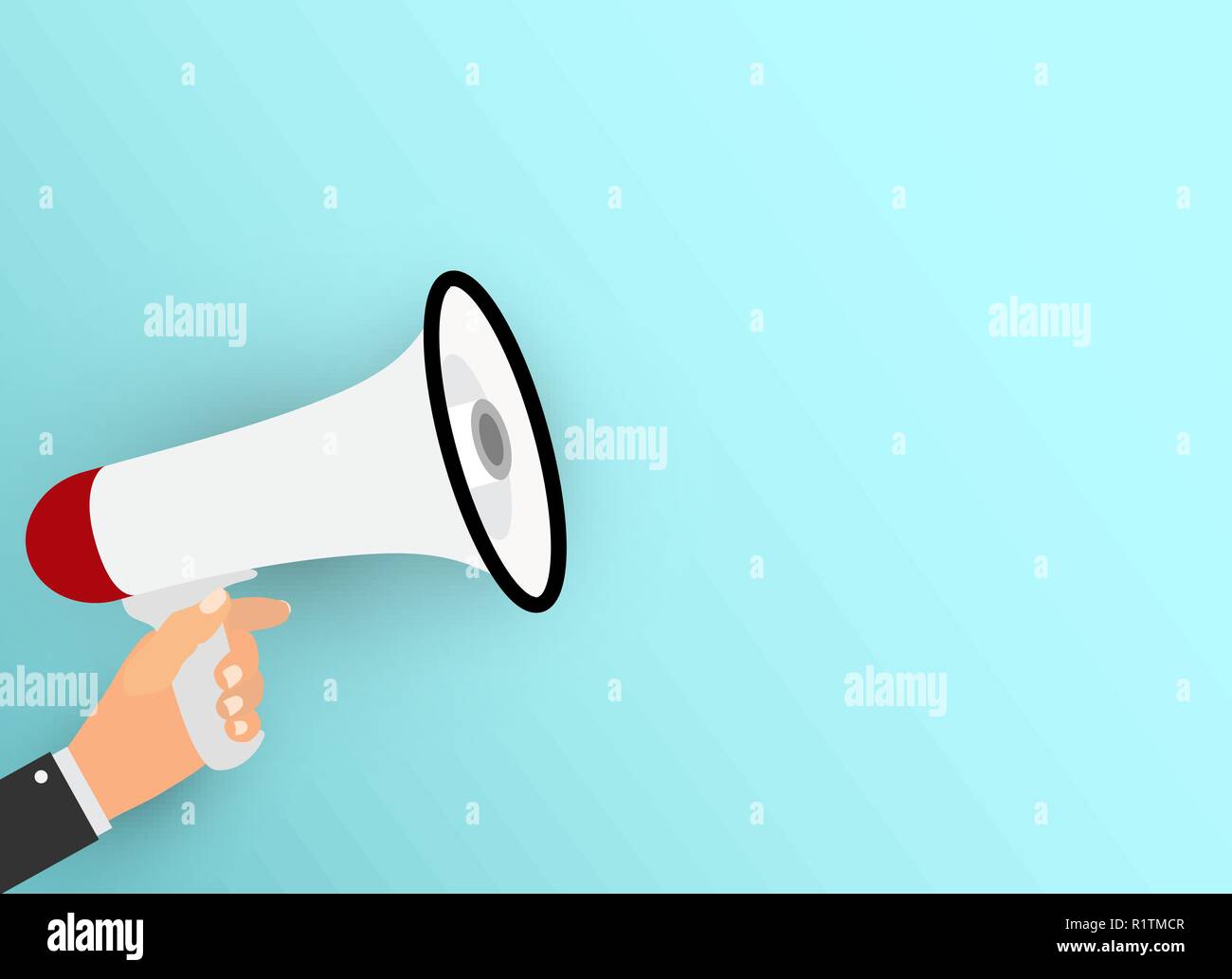 Megaphon. Vector Illustration Stock Vektor