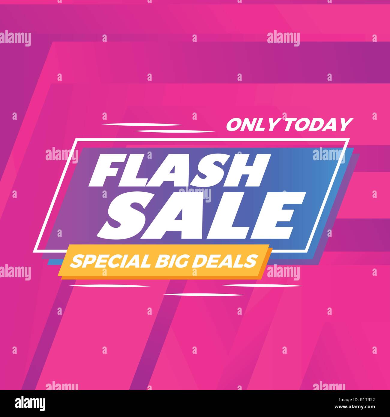 Abstrakte farbenfrohe super Flash Sale moderne Hintergrund Stock Vektor