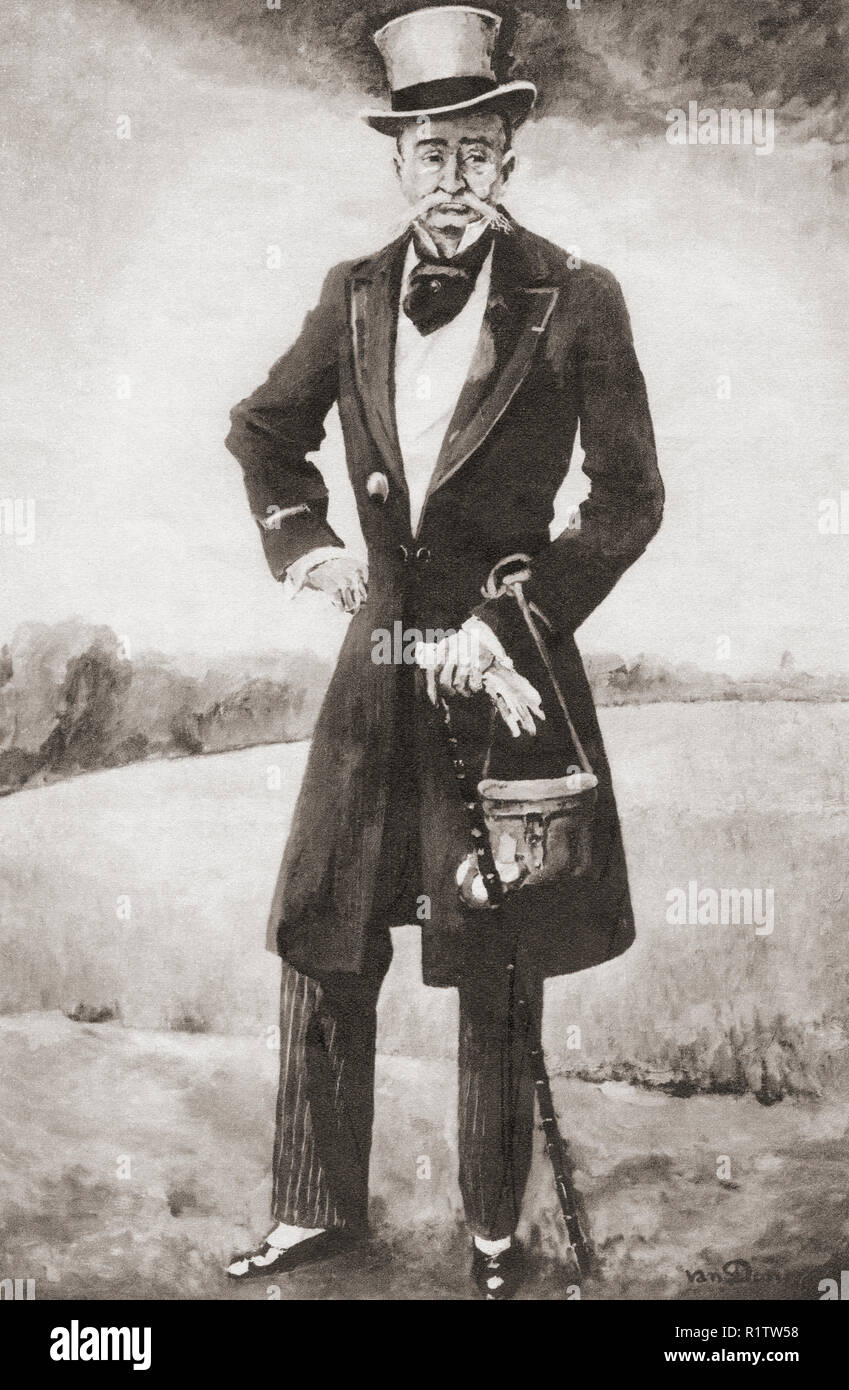Evander Berry Wall, 1860 - 1940. New York Socialite und später eine Amerikanische Expatriate in Frankreich während der Belle Epoque. Von L'Illustration, veröffentlicht 1939. Stockfoto