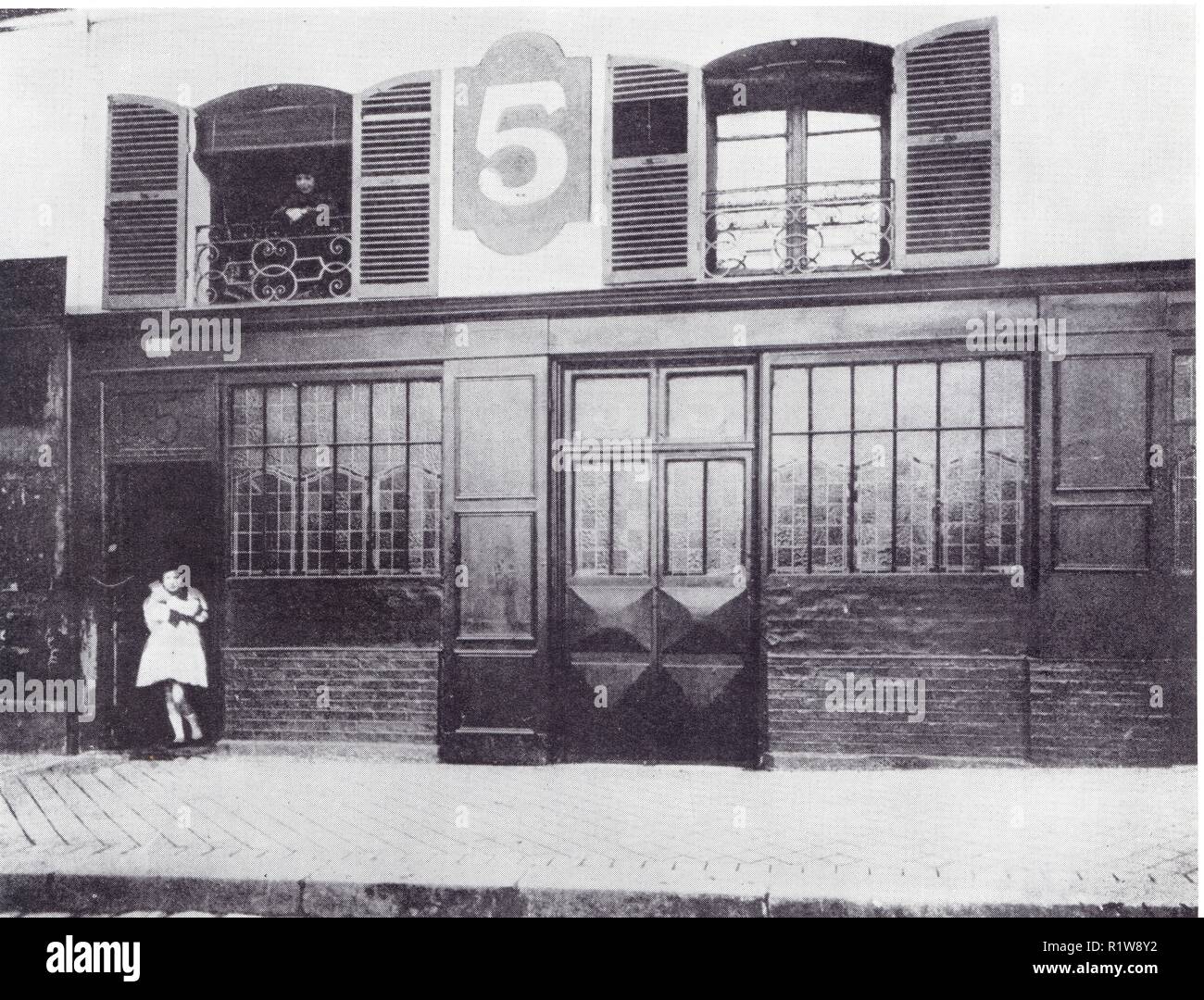 EUGENE ATGET. LE N° 5. Illustr. Stockfoto