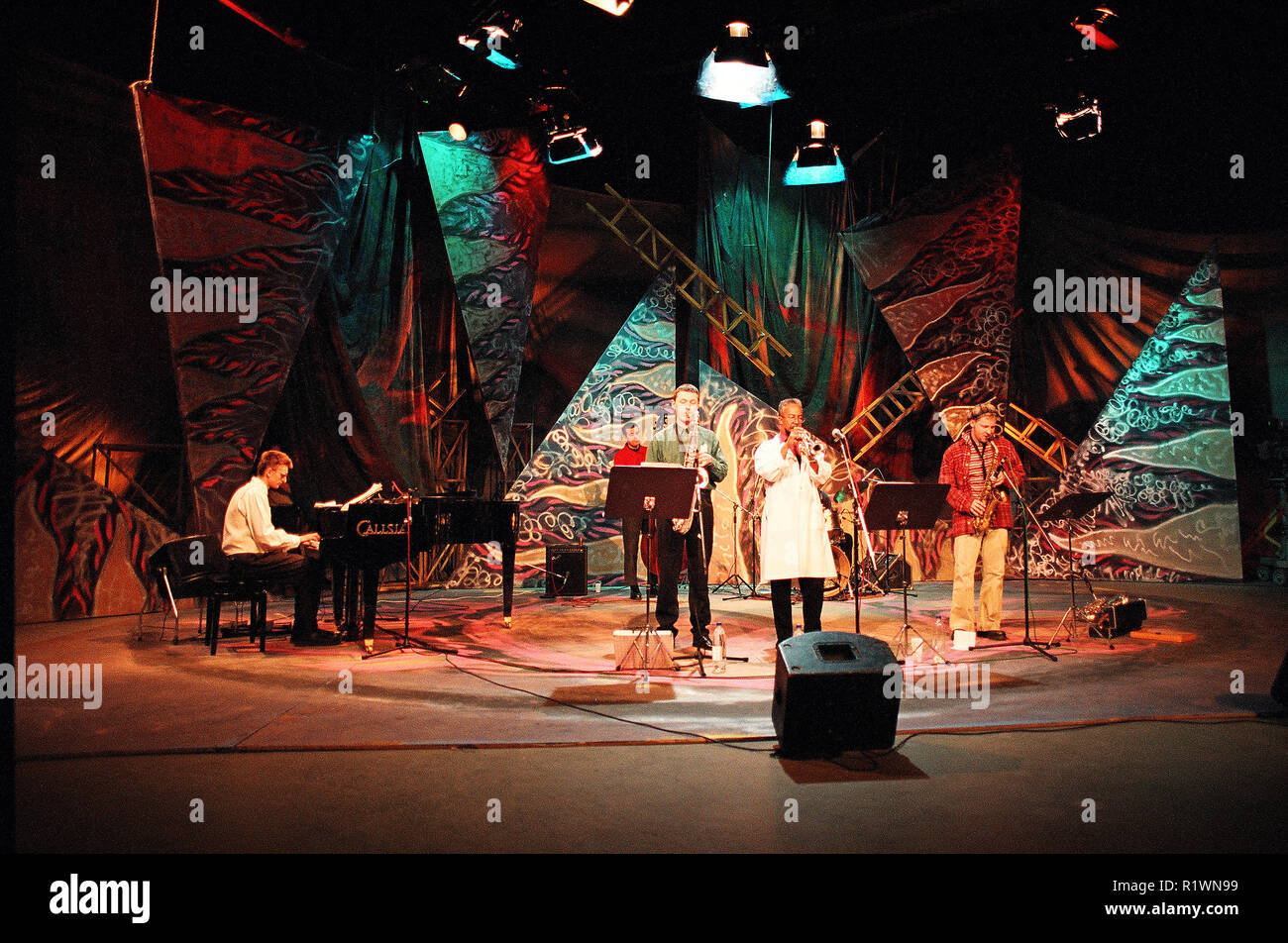 Lester Bowie (11. Oktober 1941 in Frederick, Maryland geboren, starb am 8. November 1999 in New York) amerikanischen Jazztrompeter und Komponist. Mitglied der Kunst Stockfoto