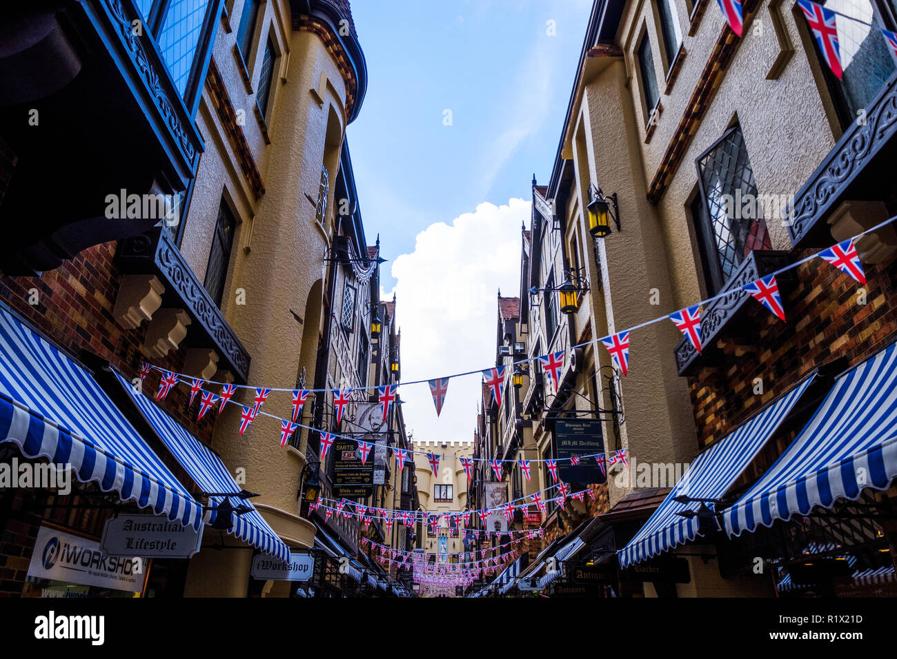 London Court, Perth, Australien Stockfoto