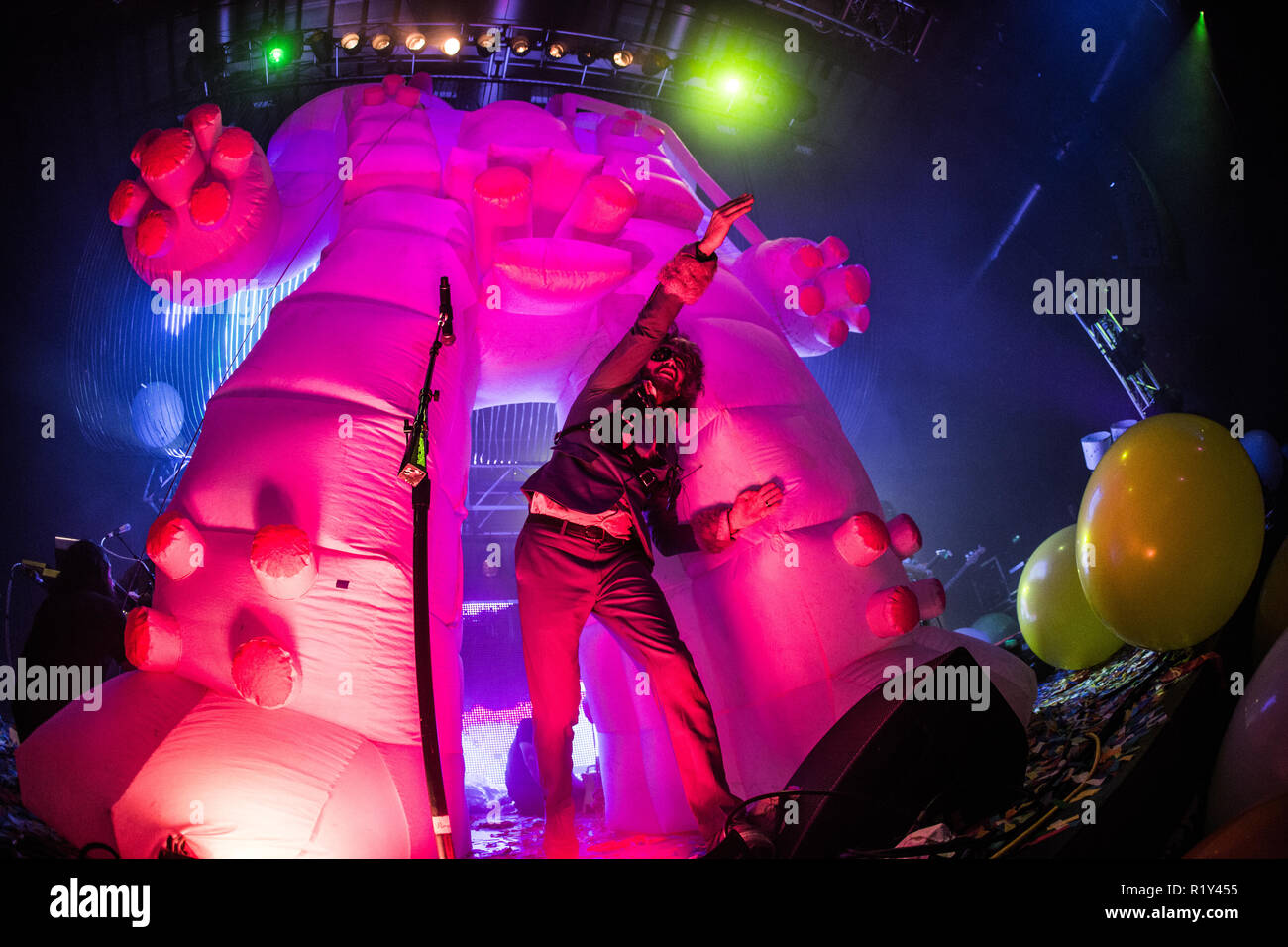 Mailand Italien 14. November 2018 Die Flaming Lips live im Alcatraz Mailand © Roberto Finizio / alamy Leben Nachrichten Stockfoto