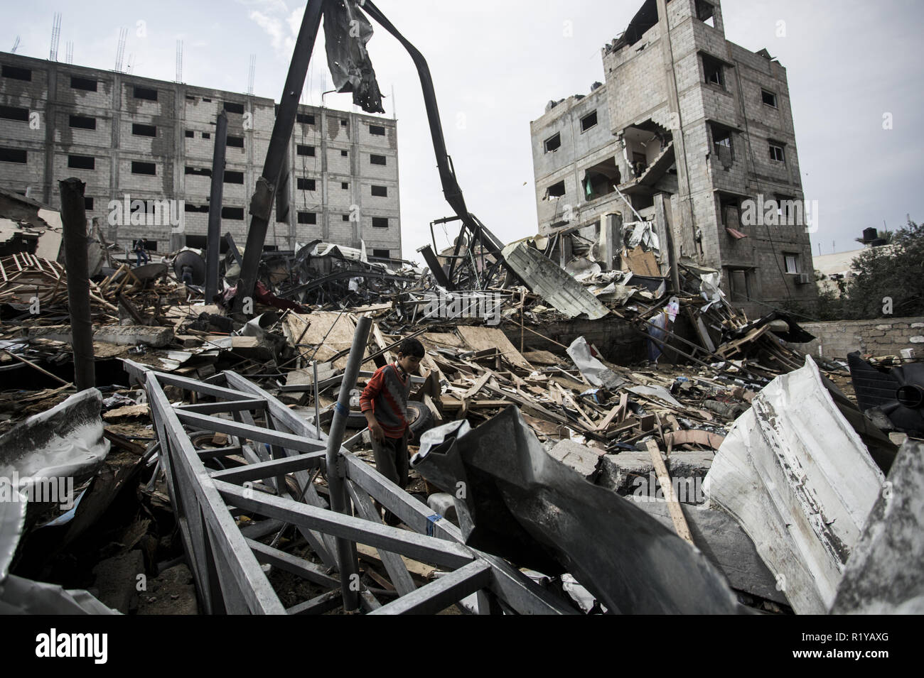 Gaza Stadt, dem Gazastreifen, Israel. 15 Nov, 2018. Eine ...