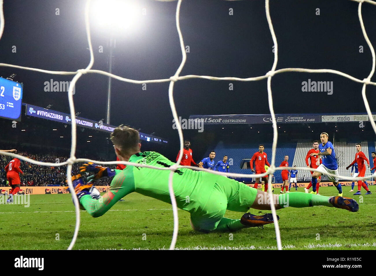 Ferrara, Italien. 15. November 2018. DEAN HENDERSON (England) Fußball Freundschaftsspiel Italien England U21 Ferrara Italien November 15 vs, 2018 Foto von Filippo Rubin Credit: Filippo Rubin/Alamy leben Nachrichten Stockfoto