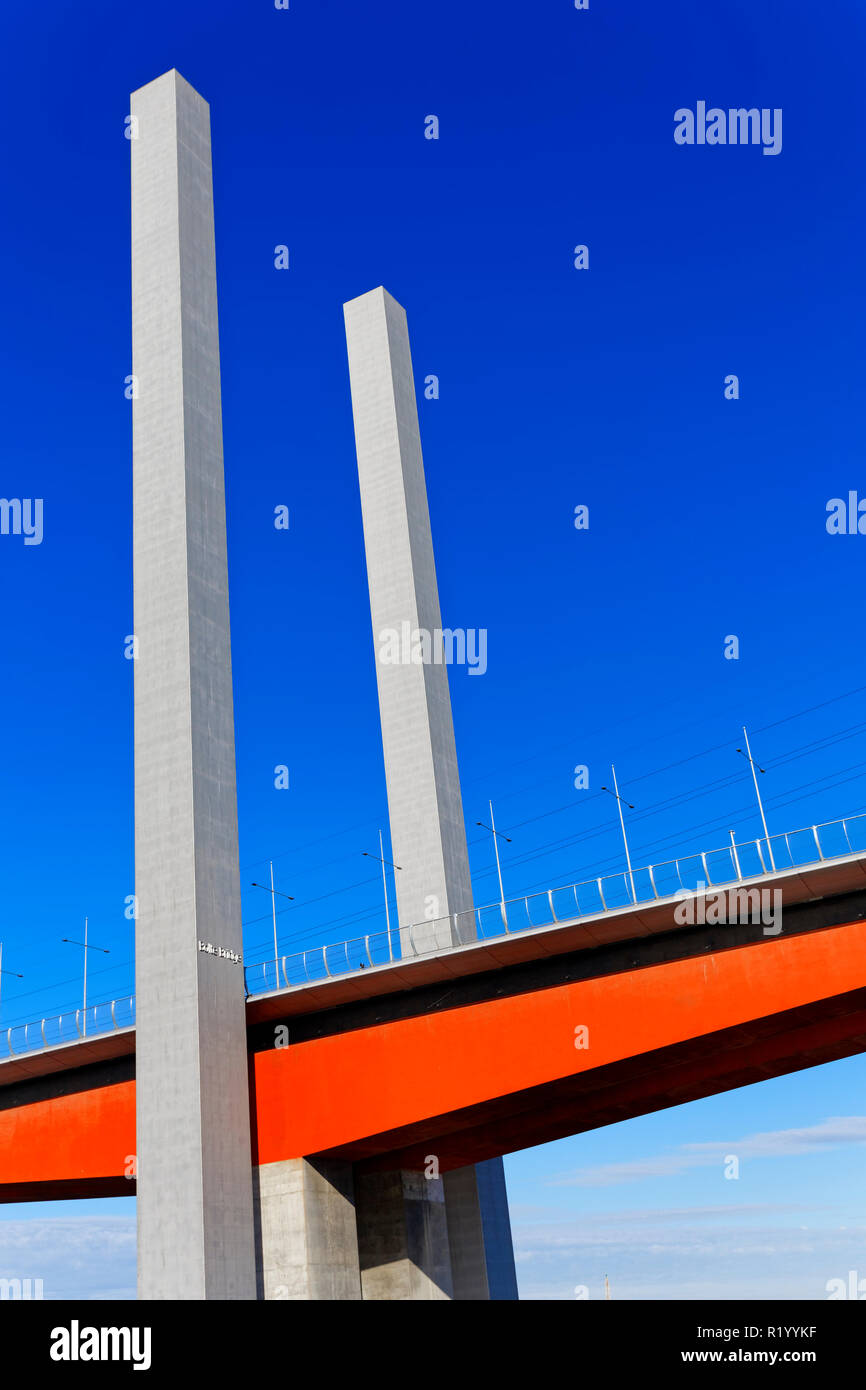 Bolte Bridge, Docklands, Melbourne, Australien Stockfoto