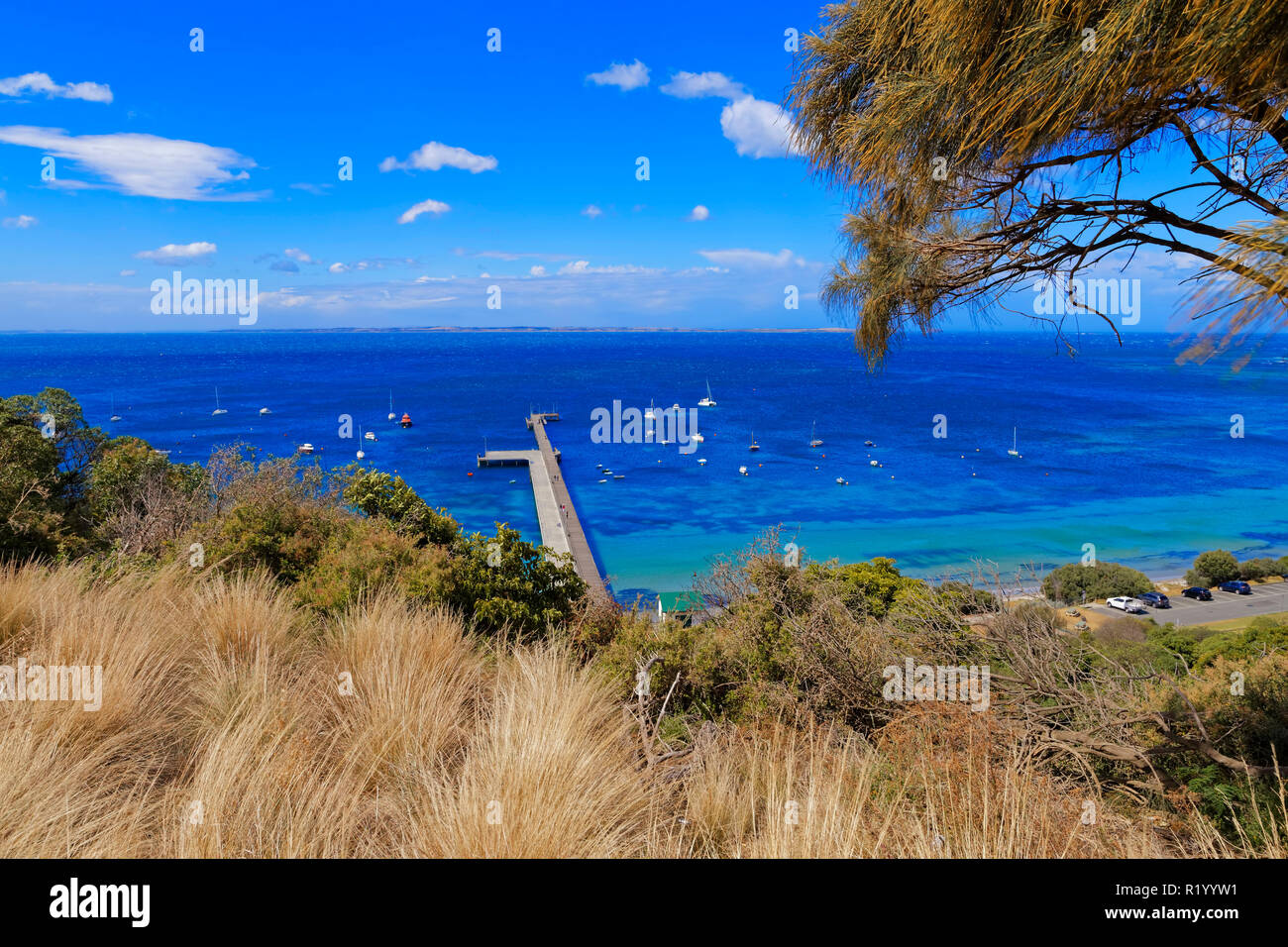 Flinders Pier, Mornington Peninsula, Victoria, Australien Stockfoto