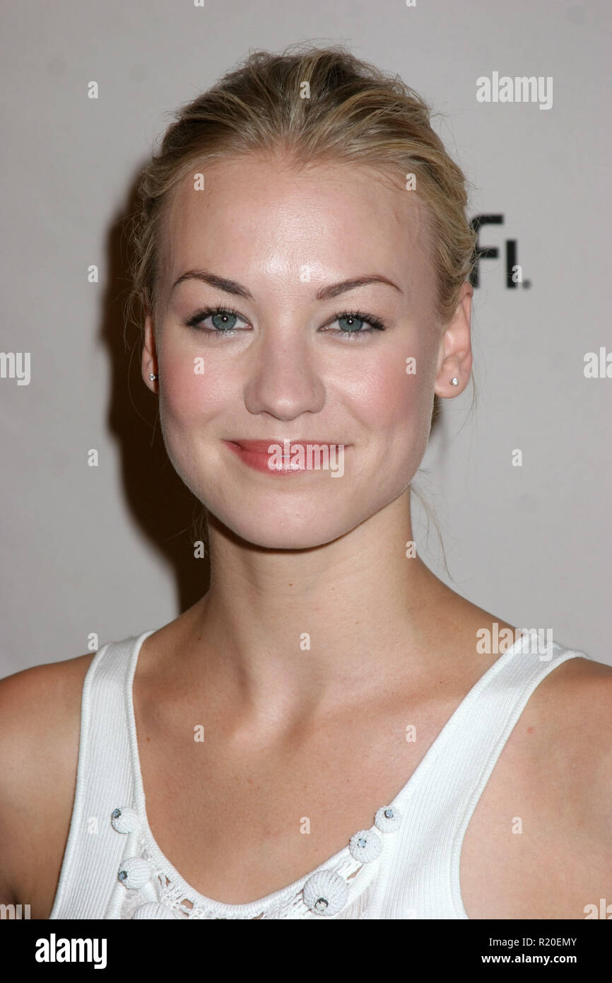 Yvonne Strahovski 03/20/08" von NBC Universal All-Star Party' @ The Beverly Hilton Hotel, Beverly Hills Foto von Megumi Torii/HNW/PictureLux (20. Juli 2008) Stockfoto