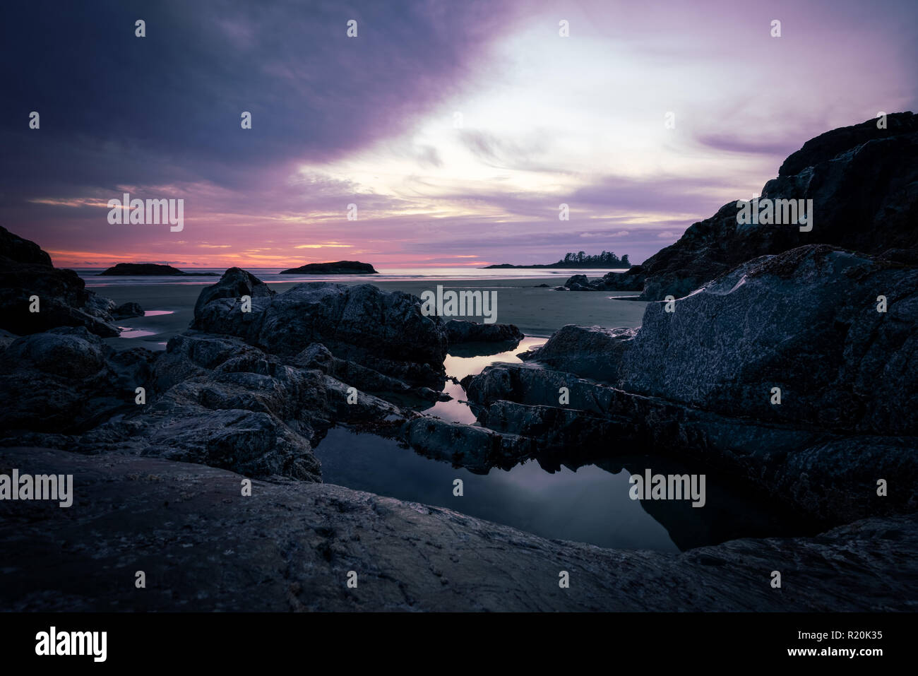 Tofino, British Columbia. Stockfoto