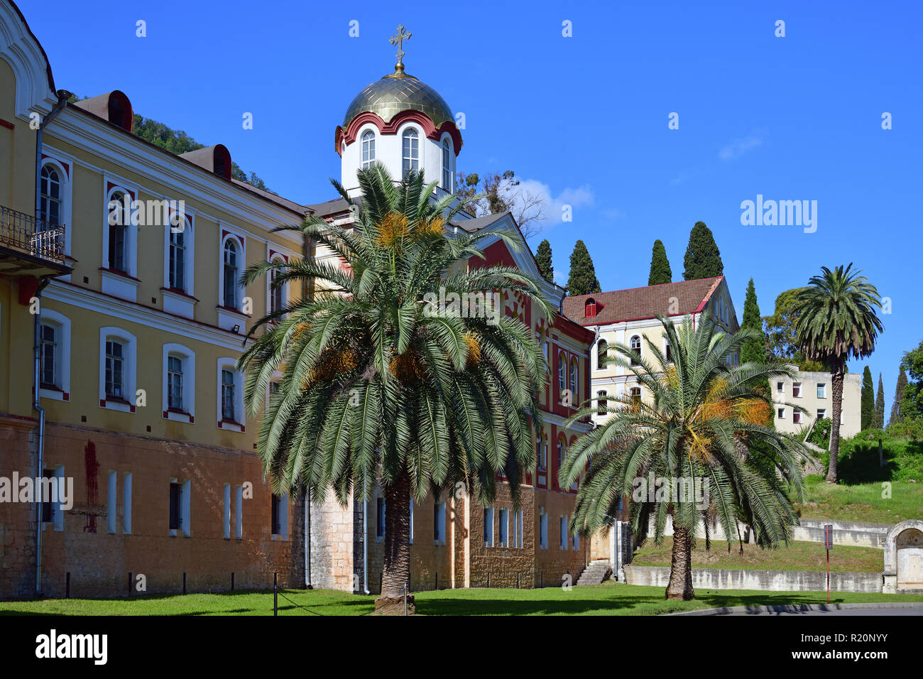 Orthodoxe Kloster in neue Athos in Abchasien Stockfoto