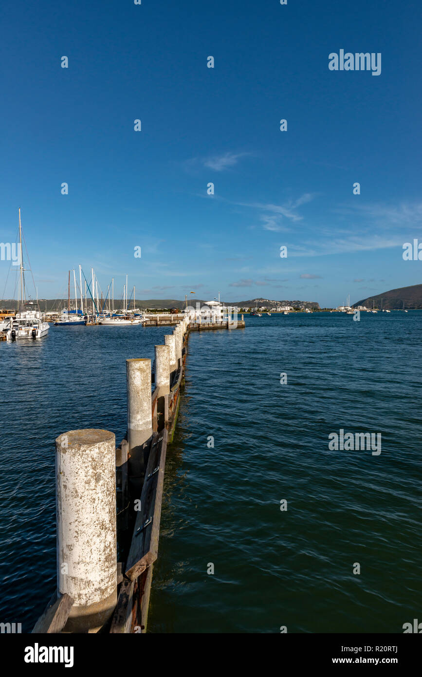 Fluss Knysna Flussmündung, Knysna, Südafrika Stockfoto