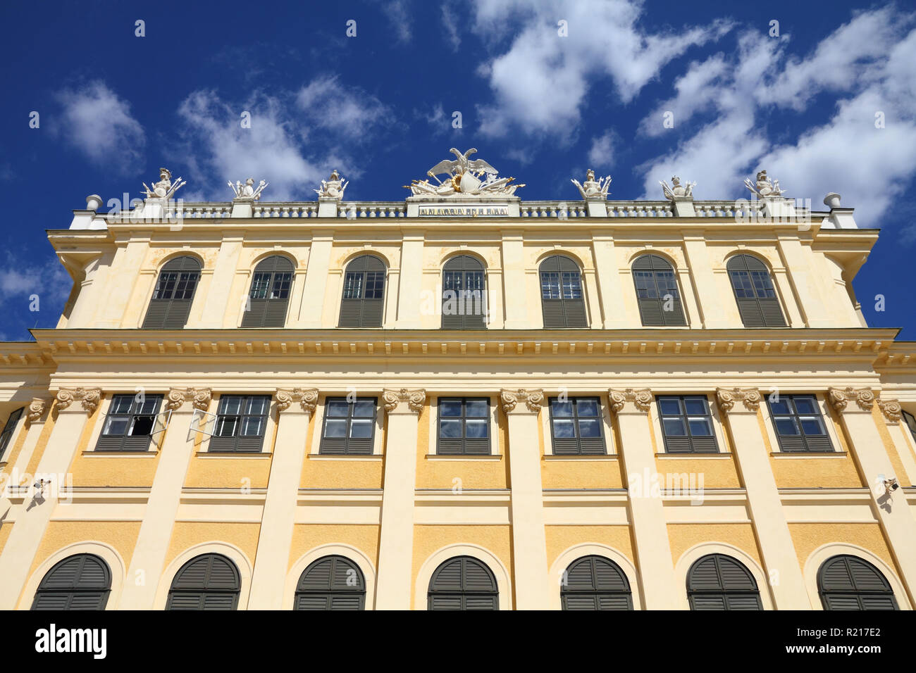 Wien - Schönbrunn, ein UNESCO-Weltkulturerbe. Stockfoto