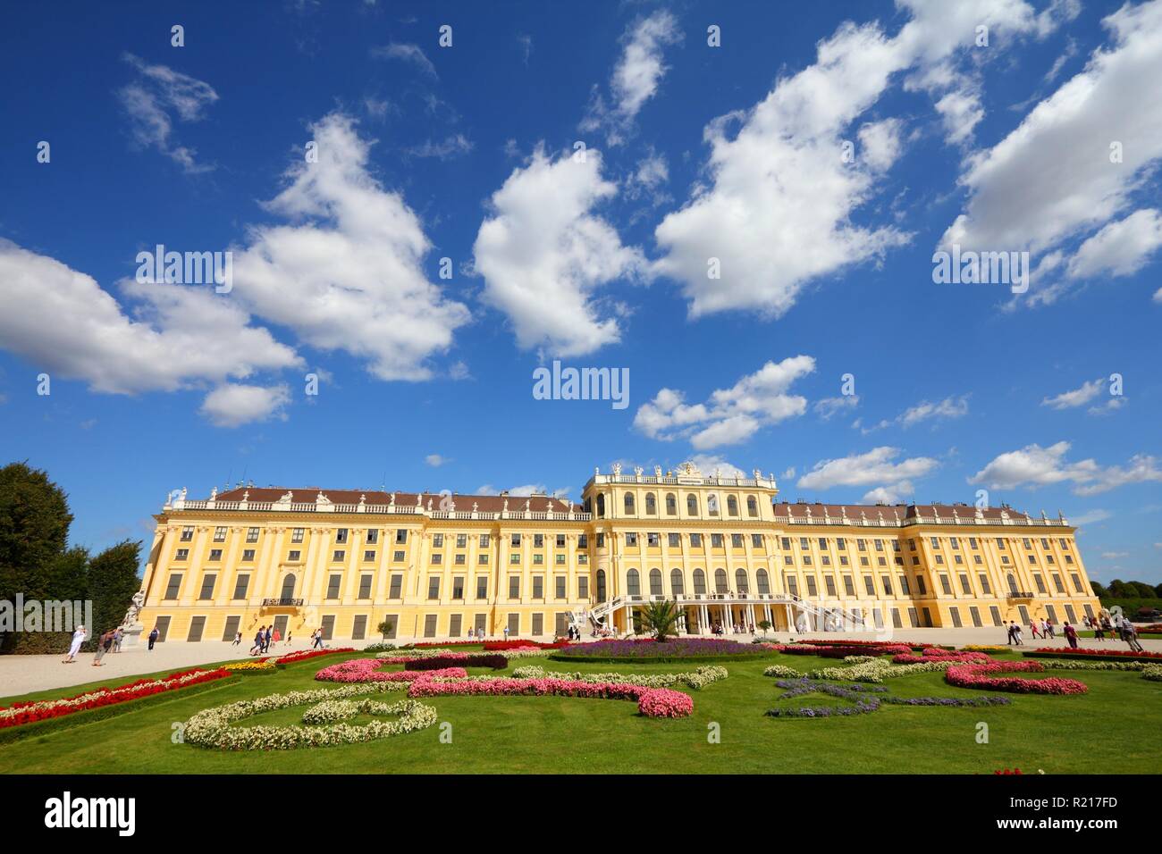 Wien - Schönbrunn, ein UNESCO-Weltkulturerbe. Stockfoto