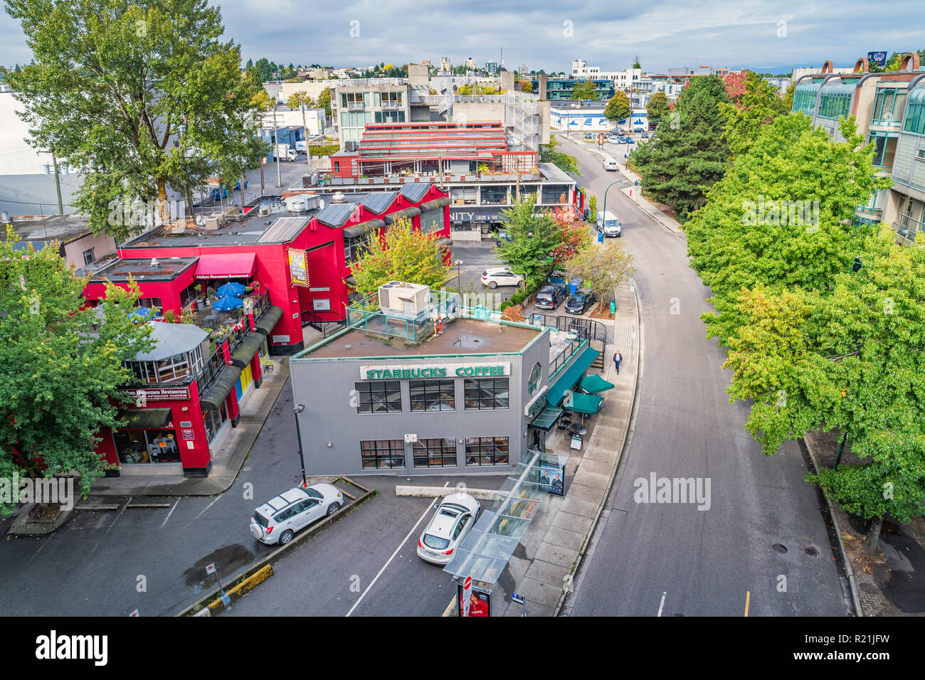 Fairview Nachbarschaft in Vancouver, Kanada Stockfoto
