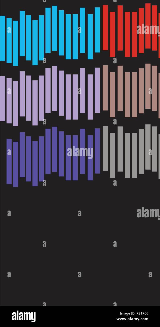 Vektor nahtlose Muster. Moderne, elegante Textur mit bunten Elementen, sich wiederholenden geometrischen. Stock Vektor