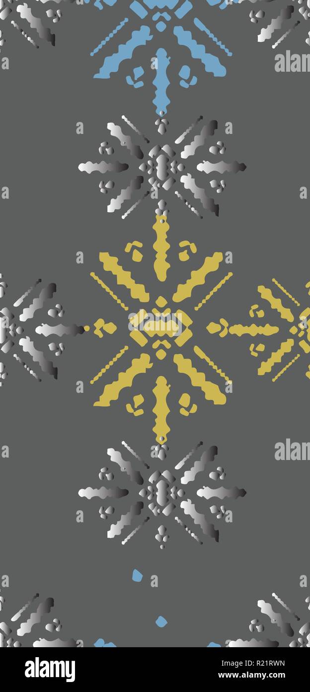 Vektor nahtlose Muster. Moderne, elegante Textur mit bunten Elementen, sich wiederholenden geometrischen. Stock Vektor