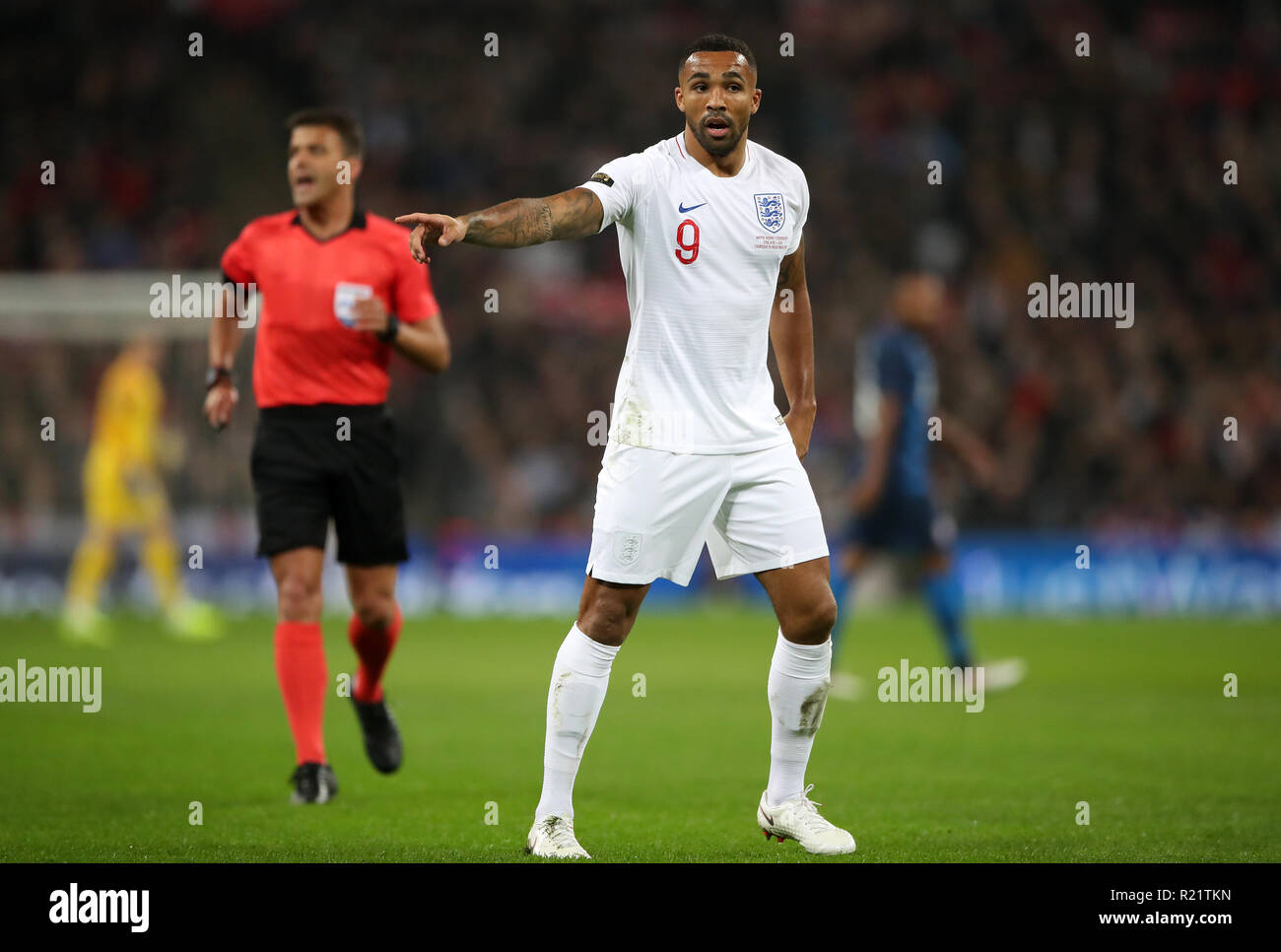 England's Callum Wilson während der Internationalen freundlich im Wembley Stadion, London. Stockfoto