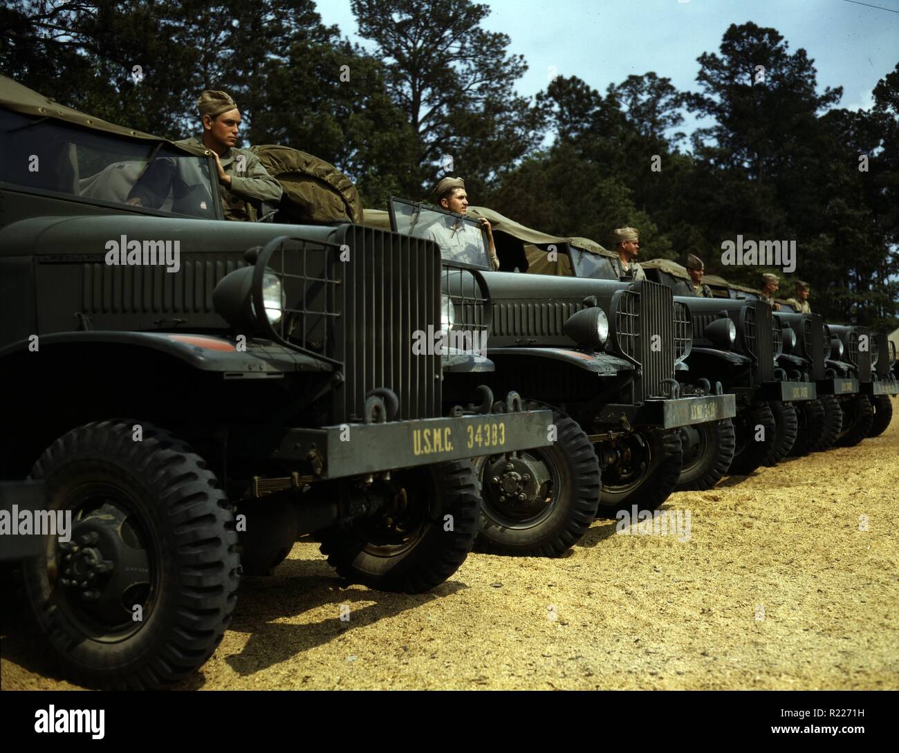 Marine Corps Air Station New River, in Jacksonville, North Carolina c 1942 Stockfoto