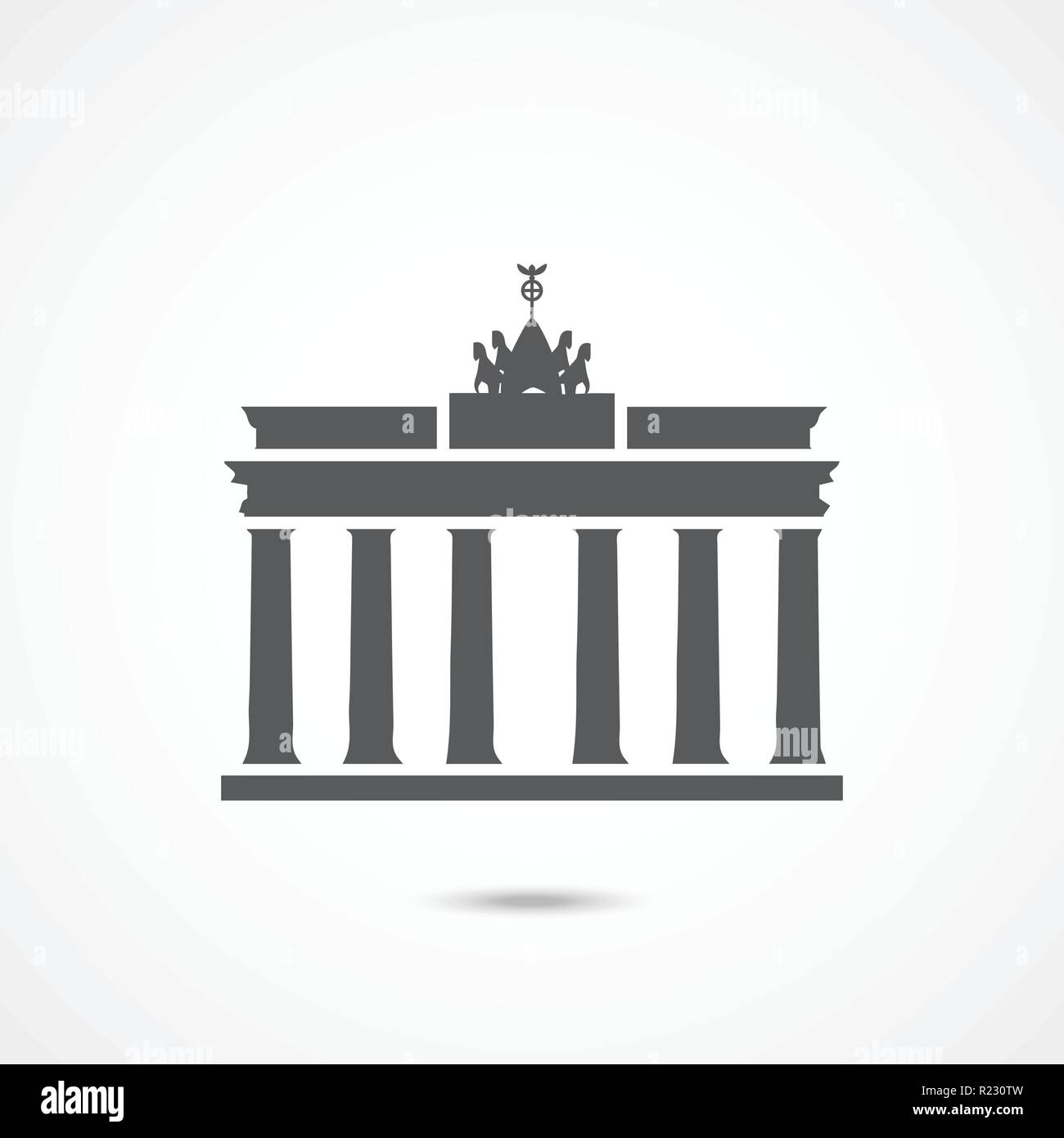 Brandenburger Tor Symbol Stock Vektorgrafik Alamy