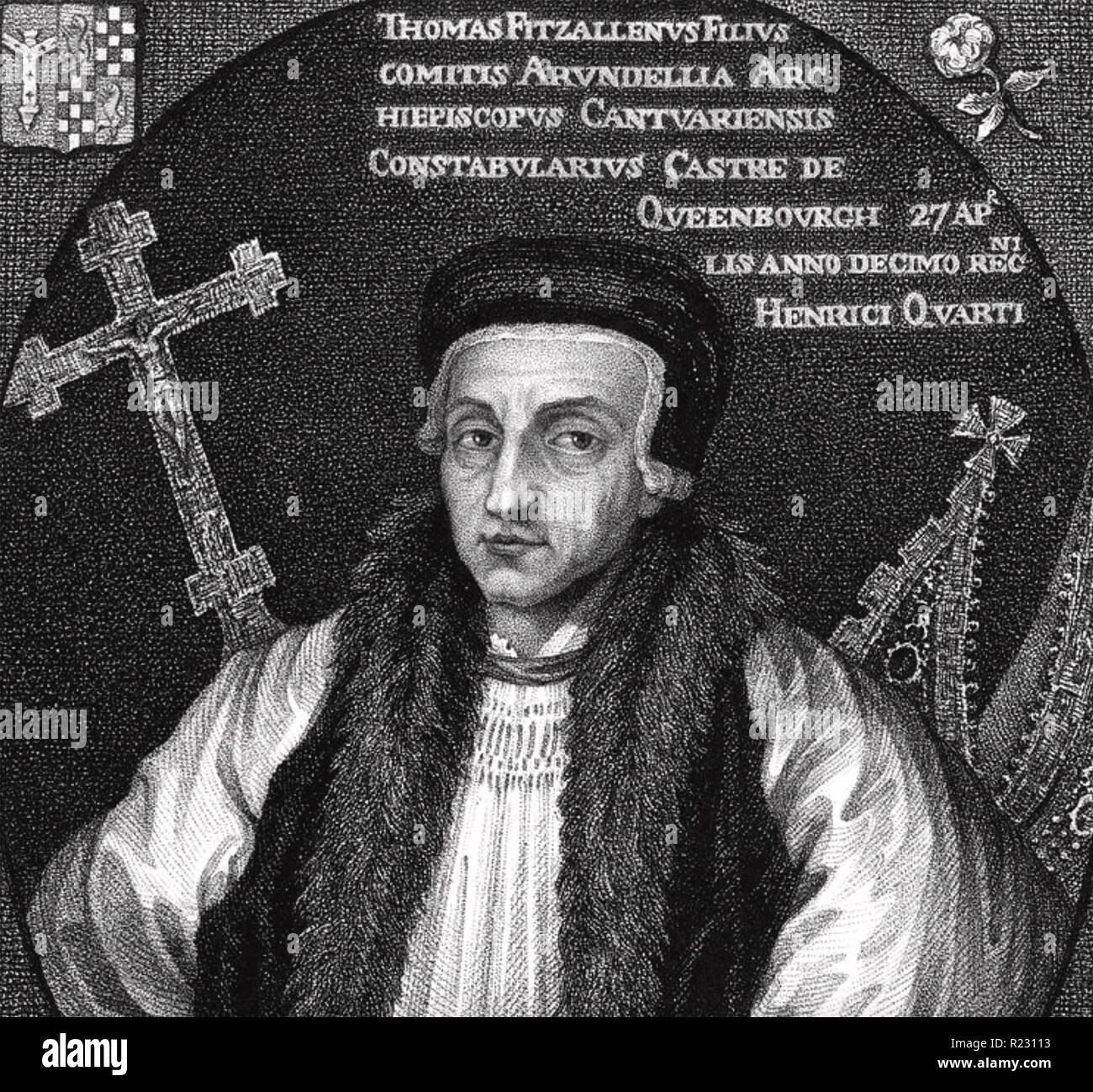 THOMAS ARUNDEL (1353-1414), Erzbischof von Canterbury Stockfoto