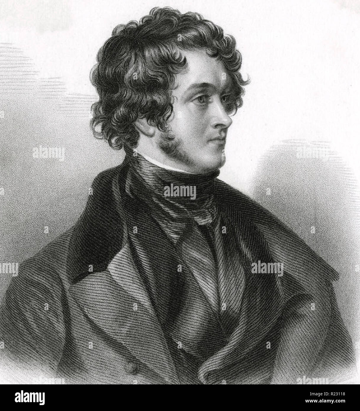 WILLIAM AINSWORTH (1805-1882) English historical Novelist Stockfoto