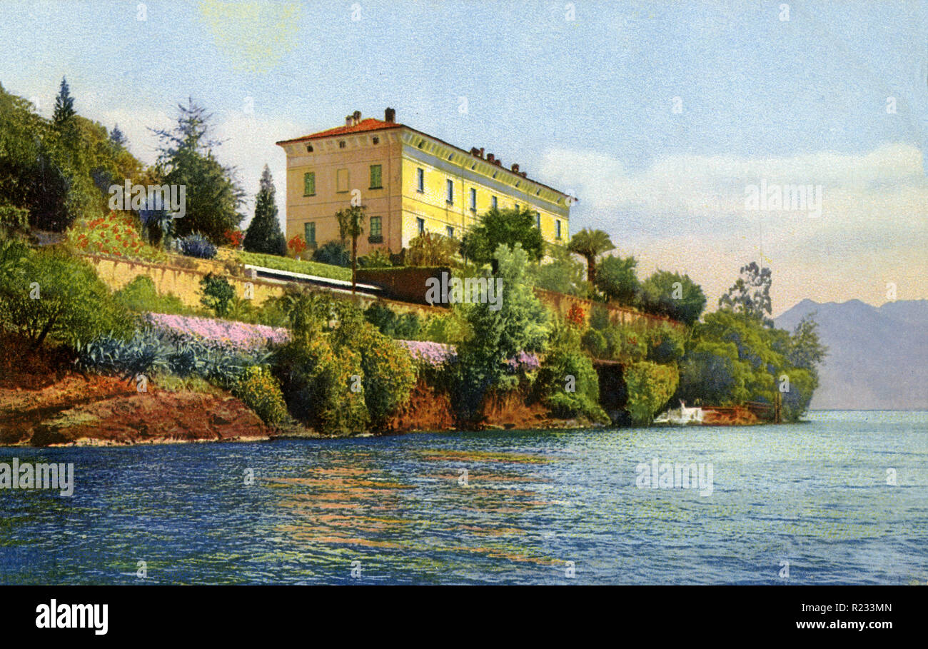 Den Lago Maggiore und die Isola Madre, Stockfoto