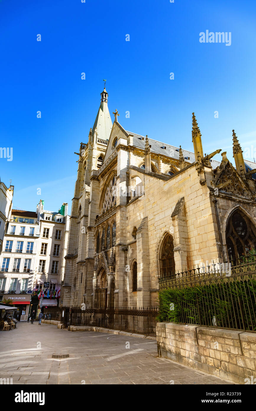 Frankreich, Paris, Oktober 05, 2018: Kirche Saint-Severin Stockfoto