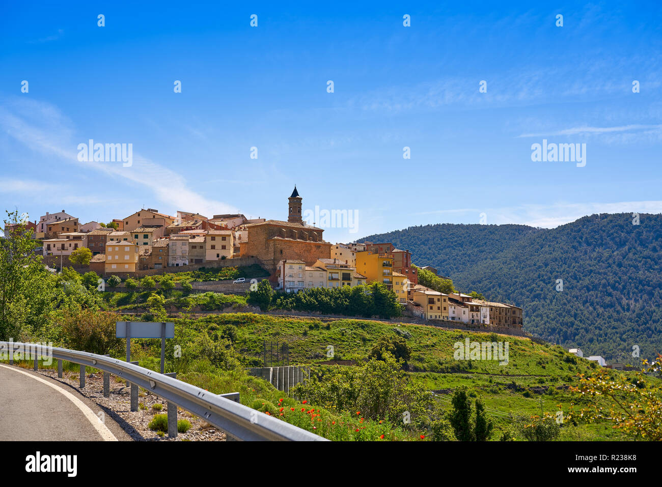 Torrijas Dorf in der Provinz Valencia in Spanien Stockfoto