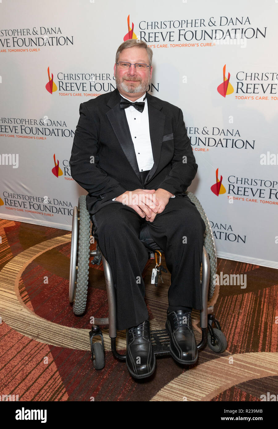 New York, Vereinigte Staaten. 15 Nov, 2018. Scott Remington besucht die Christopher and Dana Reeve Foundation magischer Abend Gala im Sheraton Times Square Credit: Lev Radin/Pacific Press/Alamy leben Nachrichten Stockfoto