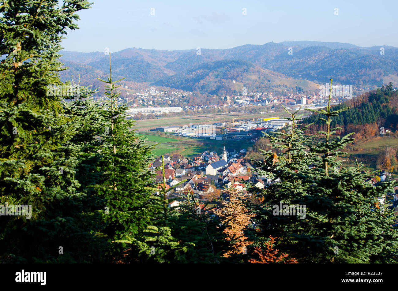 Schönen Herbst im Schwarzwald bei Gengenbach Stockfoto