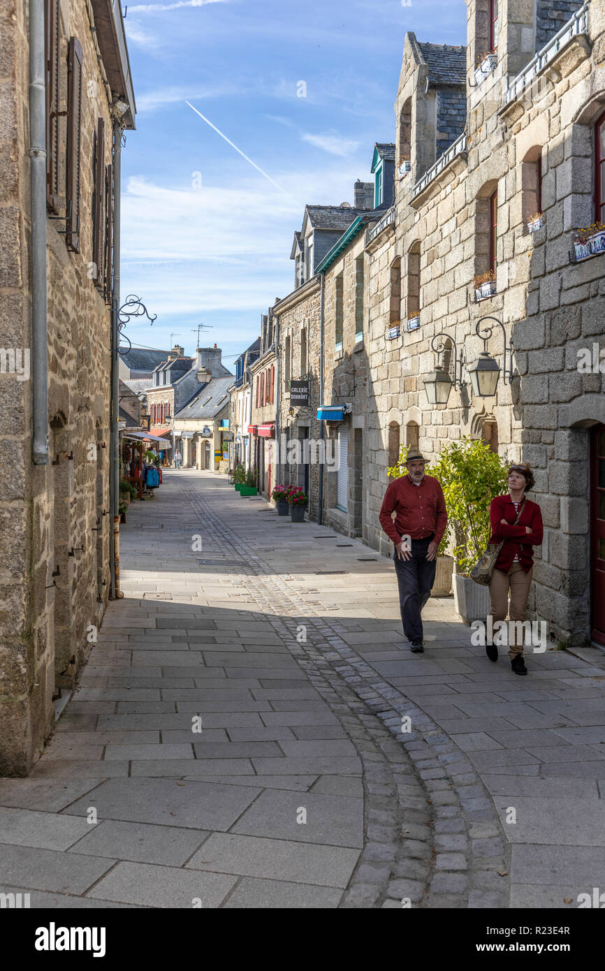 Die Ville Close, befestigte Stadt in der Nähe von Concarneau Hafen Stockfoto