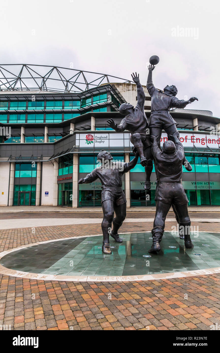 Das Twickenham Rugby Stadion, England, Großbritannien Stockfoto