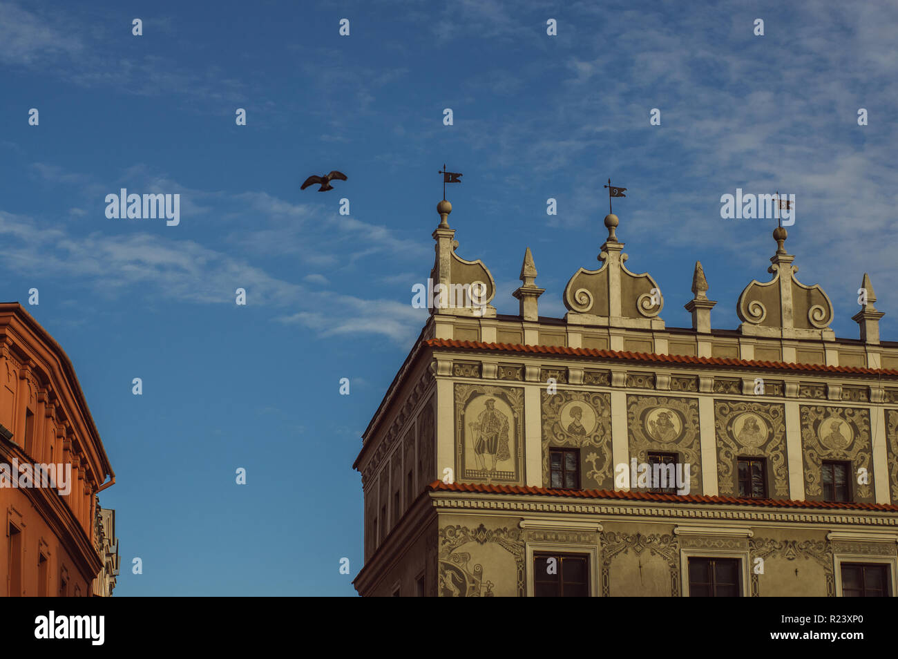 Gebäude in der Altstadt von Lublin, Polen Stockfoto