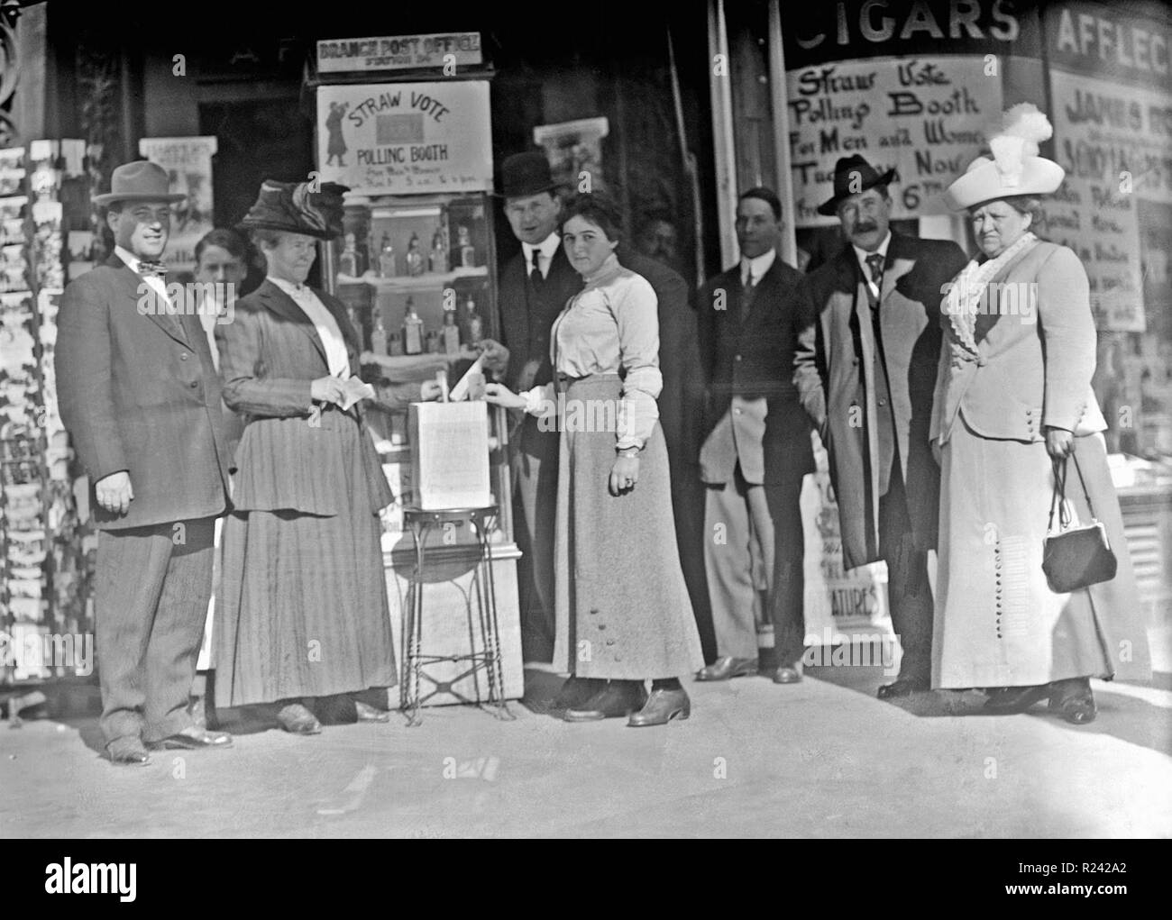 District of Columbia, USA. Frauen stimmen zum ersten Mal im Jahre 1920 Stockfoto