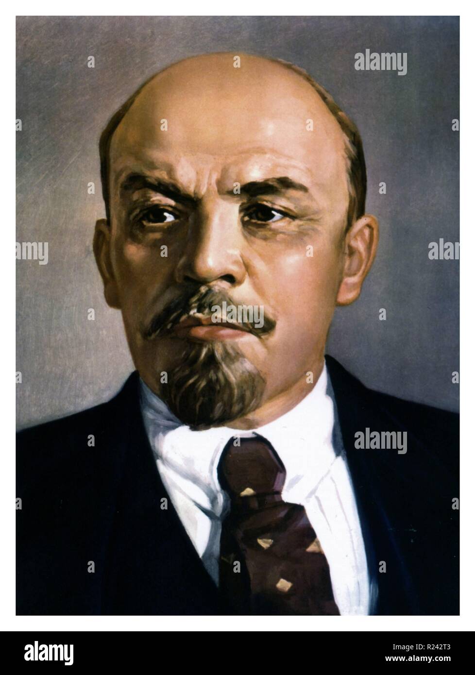 Wladimir Iljitsch Uljanov alias Lenin (22. April 1870 - 21. Januar 1924) eine Russische kommunistische Revolutionär war, Politiker und politische Theoretiker Stockfoto